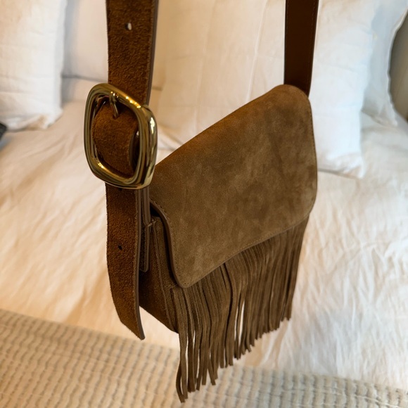 Madewell Fringe Suede Crossbody Bag - Picture 5 of 9